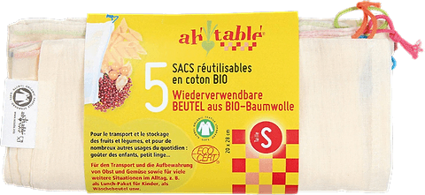 5 Sacs Réutilisables S